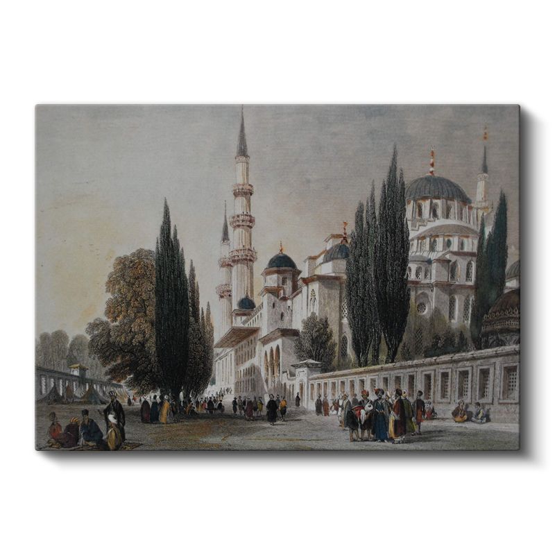 Süleymaniye Camii - Osmanlı Mimarisinin Görkemi Kanvas Tablo