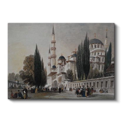 Süleymaniye Camii - Osmanlı Mimarisinin Görkemi Kanvas Tablo