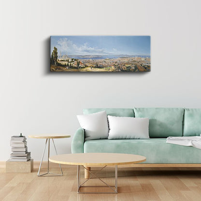 İstanbul Manzarası - Tarihi Yarımada Panoramik Görünüm Kanvas Tablo