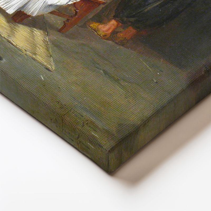 Yatay Kanvas Tablo Osmanlı Kahvehane Kültürü Sahnesi Osmanlı Tablosu Ev Ofis Duvar Dekoru