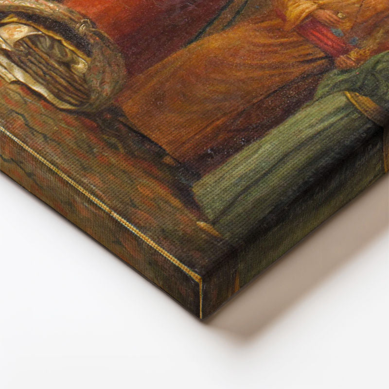 Yatay Kanvas Tablo Osmanlı Cami Önü Meydan Sahnesi Osmanlı Tablosu Ev Ofis Duvar Dekoru