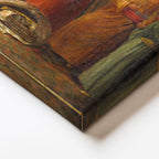 Yatay Kanvas Tablo Osmanlı Cami Önü Meydan Sahnesi Osmanlı Tablosu Ev Ofis Duvar Dekoru