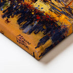 Yatay Kanvas Tablo Osmanlı Liman Ticaret Sahnesi Osmanlı Tablosu Ev Ofis Duvar Dekoru