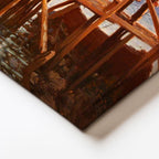 Yatay Kanvas Tablo Osmanlı Çarşı Günlük Yaşam Sahnesi Osmanlı Tablosu Ev Ofis Duvar Dekoru