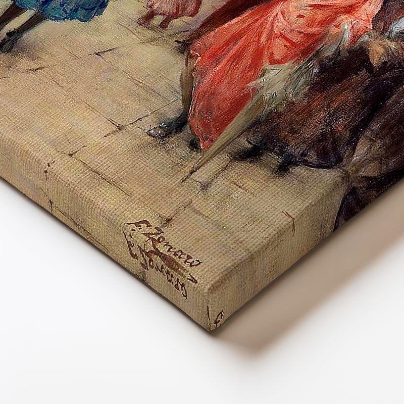 Yatay Kanvas Tablo Osmanlı Saray Alayı Sahnesi Osmanlı Tablosu Ev Ofis Duvar Dekoru