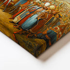 Yatay Kanvas Tablo Osmanlı Resmi Tören Alayı Tarihi Sahne Ev Ofis Duvar Dekoru