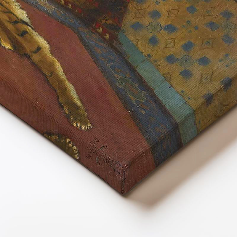 Yatay Kanvas Tablo Harem Dairesi Cariyeler Osmanlı Tablosu Ev Ofis Duvar Dekoru