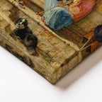 Yatay Kanvas Tablo Köy Kahvehanesi Sohbet Osmanlı Tablosu Ev Ofis Duvar Dekoru