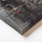 Yatay Kanvas Tablo Yeni Cami Liman Manzarası Osmanlı Tablosu Ev Ofis Duvar Dekoru