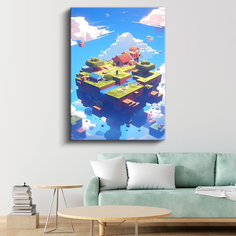 Minecraft - Backyard Kanvas Tablo