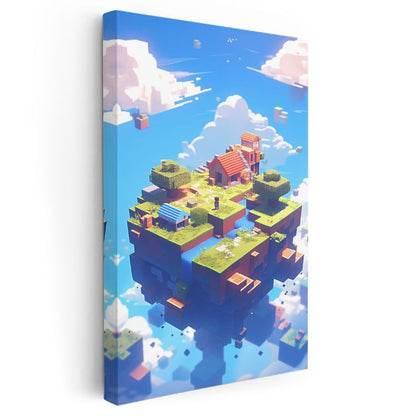 Minecraft - Backyard Kanvas Tablo