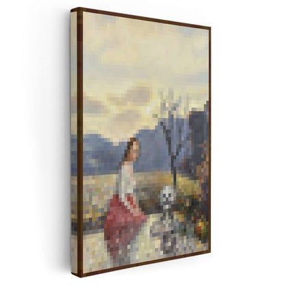 Minecraft - Pond Piksel Kanvas Tablo