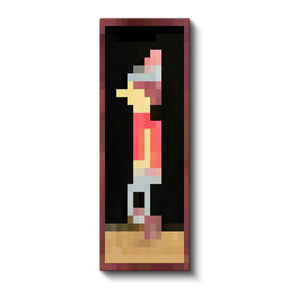 Minecraft - Graham Piksel Kanvas Tablo