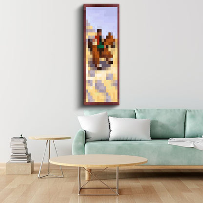 Minecraft - Prairie Ride Piksel Kanvas Tablo