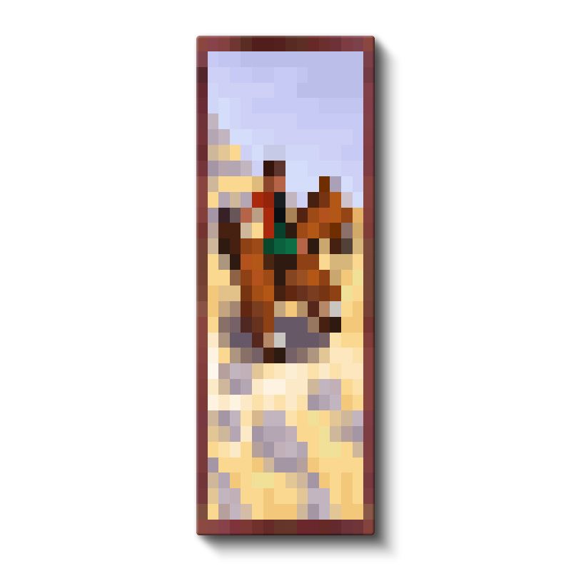 Minecraft - Prairie Ride Piksel Kanvas Tablo