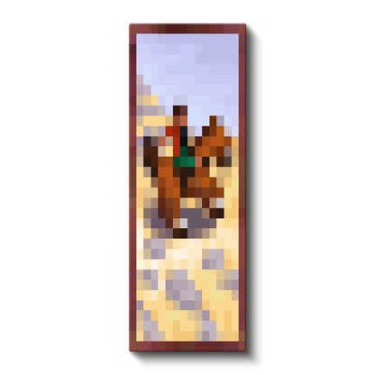 Minecraft - Prairie Ride Piksel Kanvas Tablo