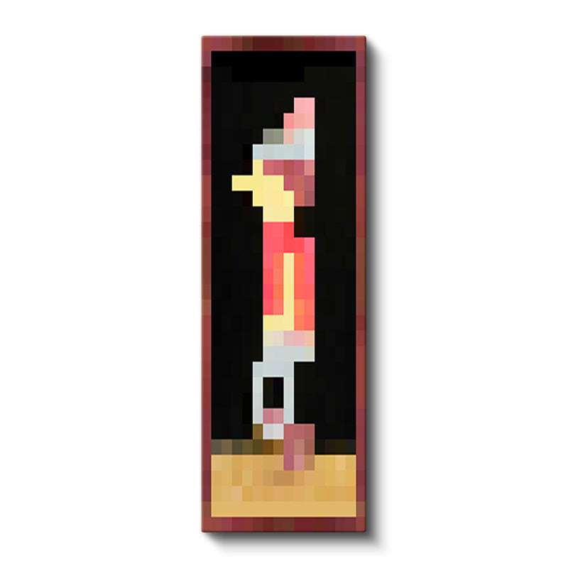 Dikey Kanvas Tablo Panoramik Graham Piksel Minecraft Tablosu Ev Ofis Salon Duvar Dekoru