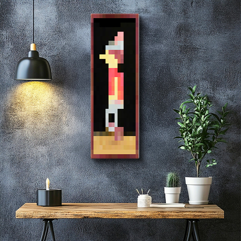 Dikey Kanvas Tablo Panoramik Graham Piksel Minecraft Tablosu Ev Ofis Salon Duvar Dekoru