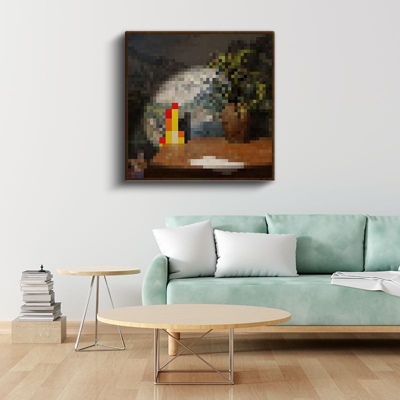 Minecraft - Bouquet Piksel Kanvas Tablo