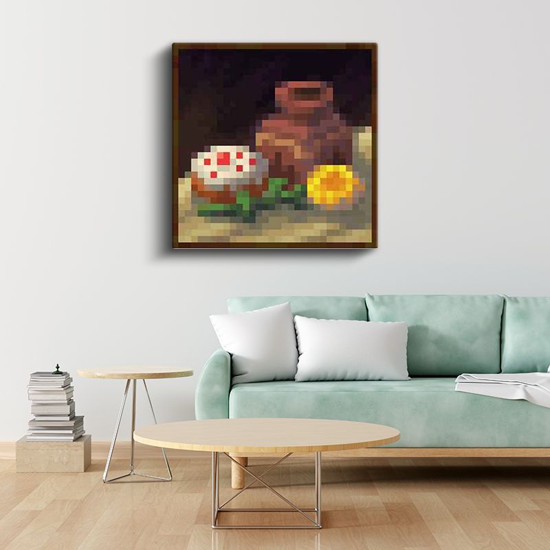 Minecraft - De Aztec 2 Piksel Kanvas Tablo