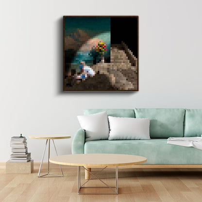 Minecraft - De Aztec Kanvas Tablo