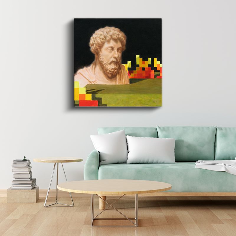 Minecraft - Endboss Piksel Kanvas Tablo