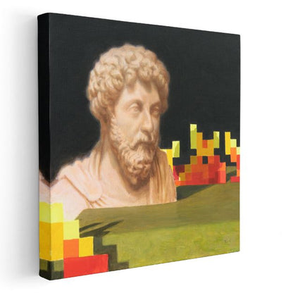 Minecraft - Endboss Piksel Kanvas Tablo