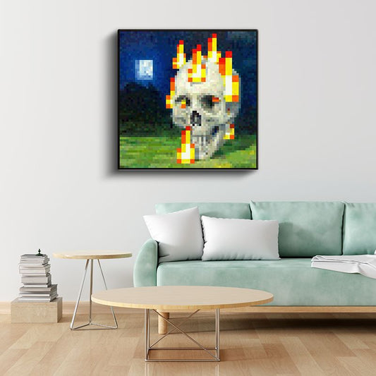 Minecraft - Endboss Kanvas Tablo