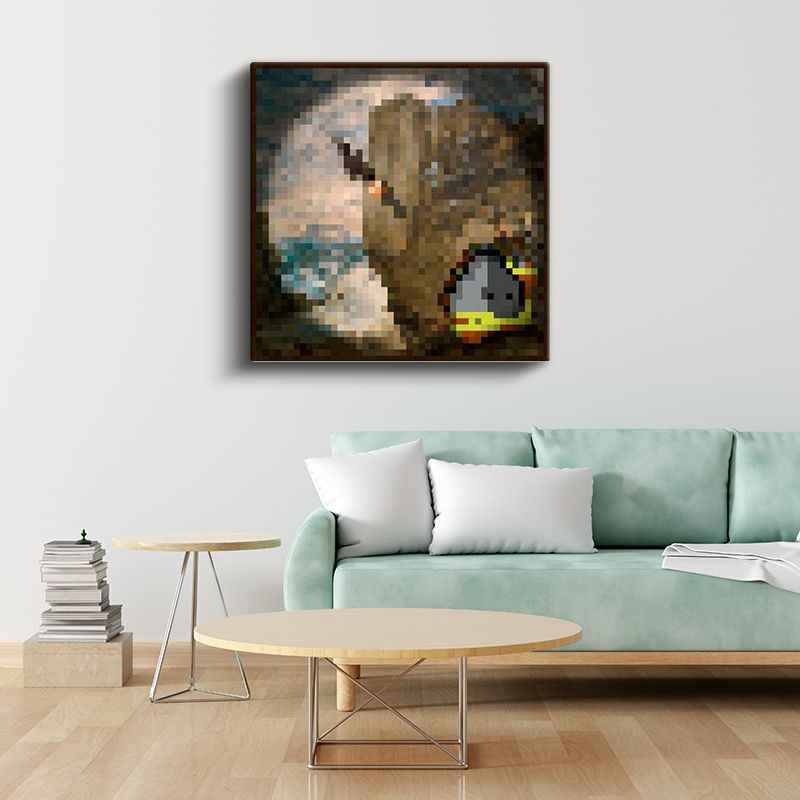 Minecraft - Fern Piksel Kanvas Tablo