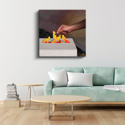 Minecraft - Piksel Kanvas Tablo