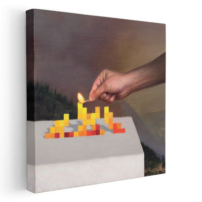 Minecraft - Piksel Kanvas Tablo