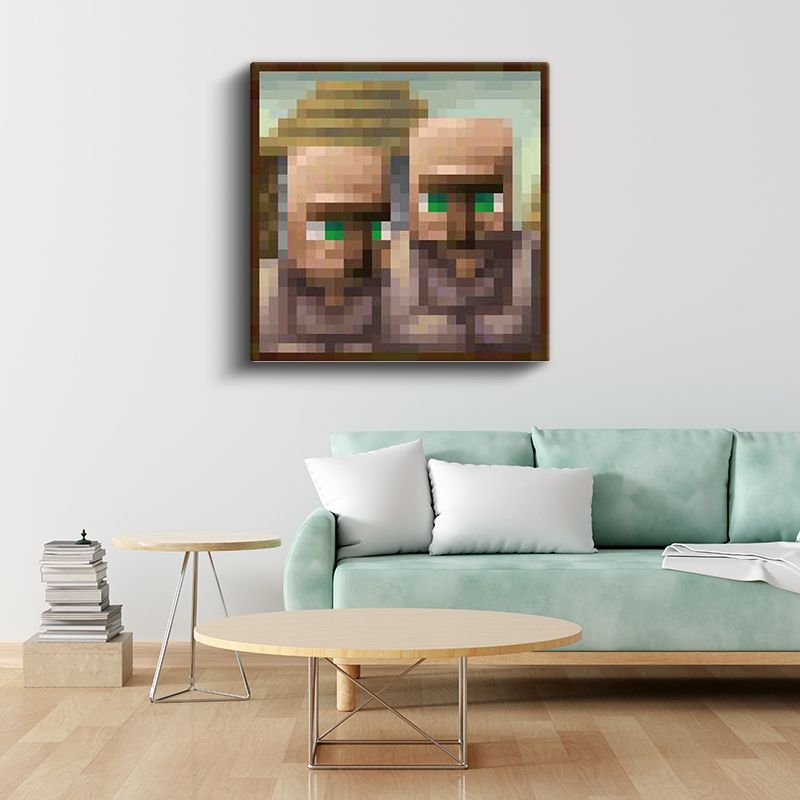 Minecraft - Kebab Med Tre Pepperoni Kanvas Tablo