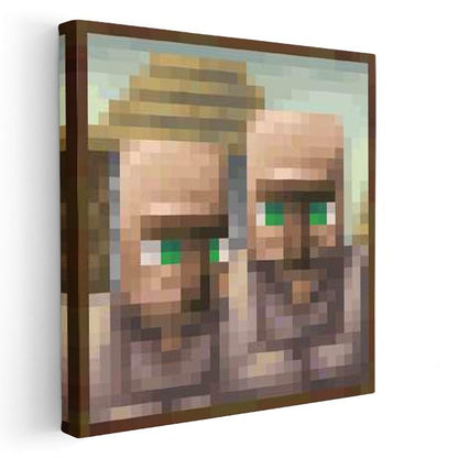 Minecraft - Kebab Med Tre Pepperoni Kanvas Tablo