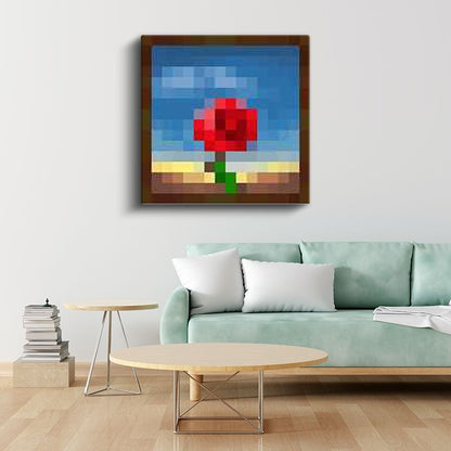 Minecraft - Meditative Piksel Kanvas Tablo