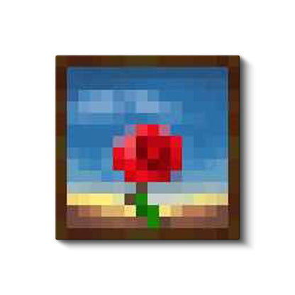 Minecraft - Meditative Piksel Kanvas Tablo