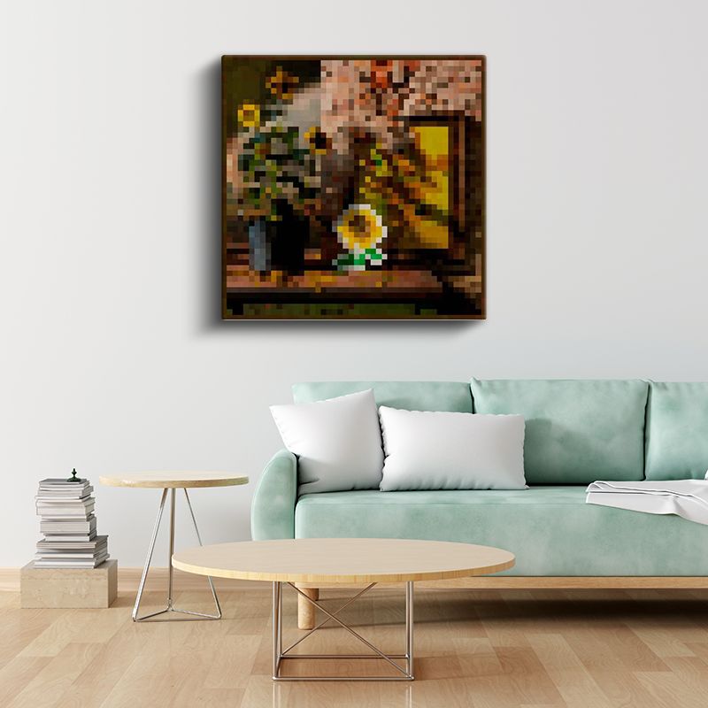 Minecraft - Pigscene Piksel Kanvas Tablo