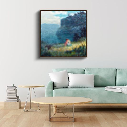 Minecraft - Pigscene Kanvas Tablo