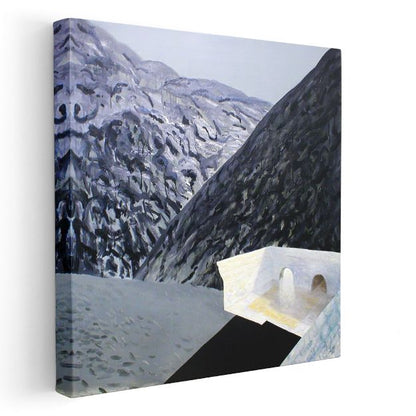 Minecraft - Skull On Fire Kanvas Tablo