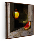 Kare Kanvas Tablo Cotán Piksel Minecraft Tablosu Ev Ofis Salon Duvar Dekoru