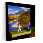 Kare Kanvas Tablo Piksel Minecraft Tablosu Ev Ofis Salon Duvar Dekoru