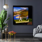 Kare Kanvas Tablo Piksel Minecraft Tablosu Ev Ofis Salon Duvar Dekoru