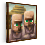 Kare Kanvas Tablo Humble Piksel Minecraft Tablosu Ev Ofis Salon Duvar Dekoru