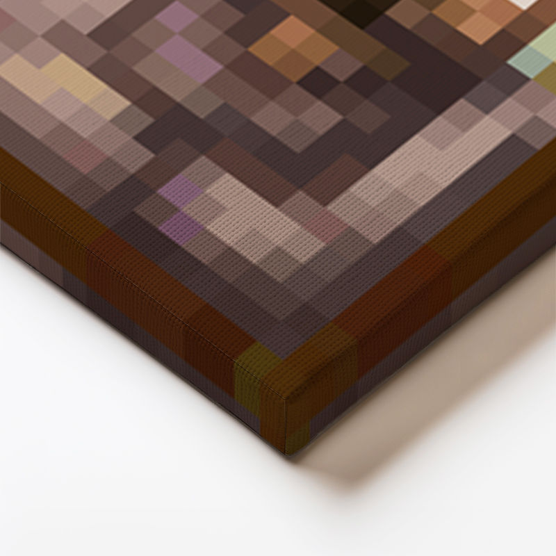 Kare Kanvas Tablo Humble Piksel Minecraft Tablosu Ev Ofis Salon Duvar Dekoru