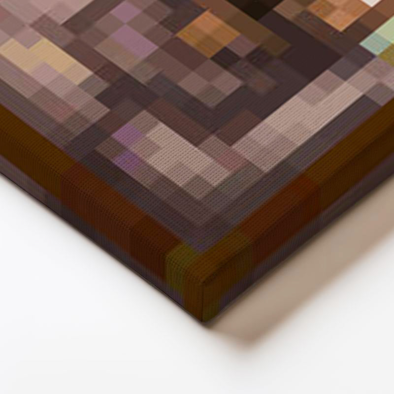 Kare Kanvas Tablo Humble Piksel Minecraft Tablosu Ev Ofis Salon Duvar Dekoru