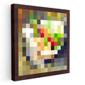 Kare Kanvas Tablo Kebab Med Tre Pepperoni Piksel Minecraft Tablosu Ev Ofis Salon Duvar Dekoru