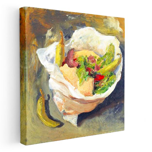 Kare Kanvas Tablo Kebab Med Tre Pepperoni Minecraft Tablosu Ev Ofis Salon Duvar Dekoru