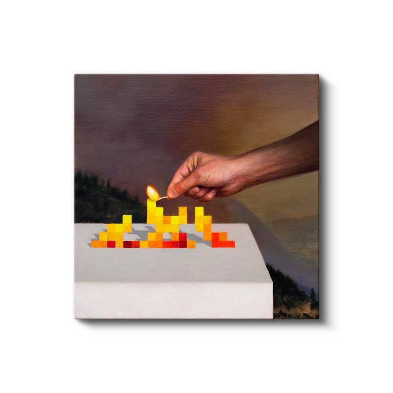 Kare Kanvas Tablo Match Minecraft Tablosu Ev Ofis Salon Duvar Dekoru