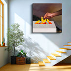 Kare Kanvas Tablo Match Minecraft Tablosu Ev Ofis Salon Duvar Dekoru