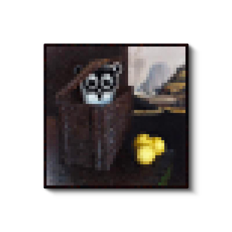 Kare Kanvas Tablo Owlemons Piksel Minecraft Tablosu Ev Ofis Salon Duvar Dekoru