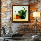 Kare Kanvas Tablo Paradisträd Minecraft Tablosu Ev Ofis Salon Duvar Dekoru